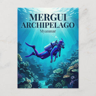 Cartão Postal Arquipélago de Mergui Myanmar
