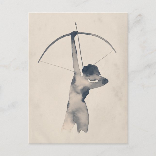 Cartão Postal Arquiteto de Aquarela (Frente)