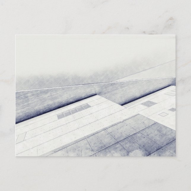Cartão Postal Arquitetura arquitetônica da arquitetura moderna (Frente)