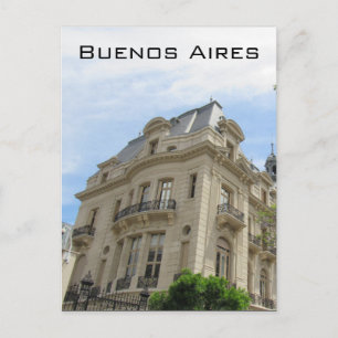 Cartão Postal arquitetura clássica de buenos aires