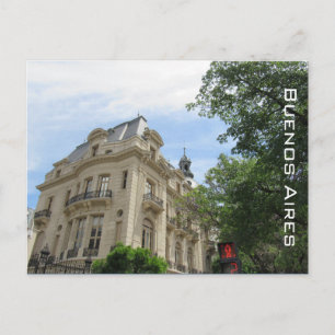 Cartão Postal arquitetura clássica de buenos aires