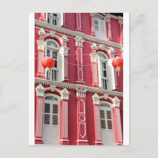 Cartão Postal Arquitetura colonial chinesa Singapura