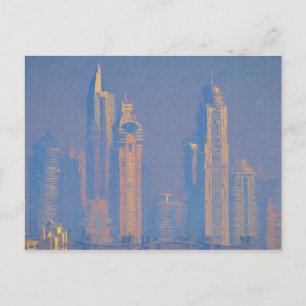 Cartão Postal Arquitetura Da Arte De Dubai