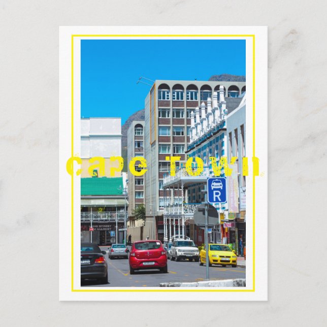 Cartão Postal Arquitetura da Cidade do Cabo na África do Sul (Frente)