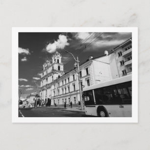 Cartão Postal Arquitetura da Vista da Cidade de Grodno na Bielor
