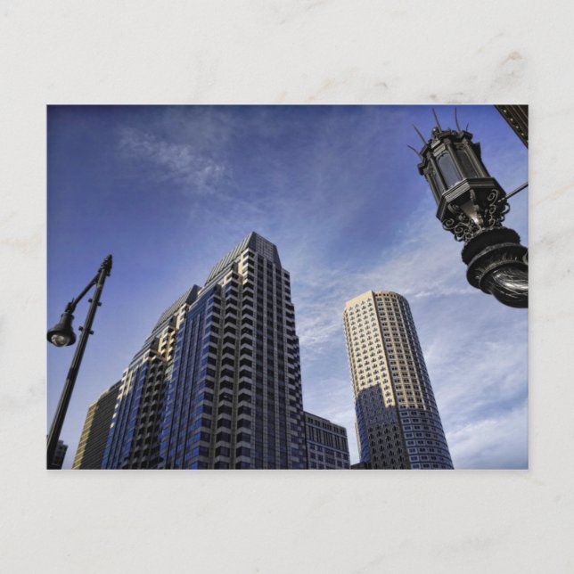 Cartão Postal Arquitetura de Boston centro (Frente)