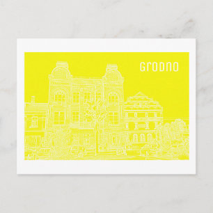 Cartão Postal Arquitetura de Exibição de Cidade de Belarus Gro
