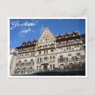 Cartão Postal arquitetura de genebra
