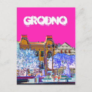 Cartão Postal Arquitetura de Grodno Belarus