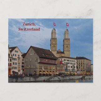 Cartão Postal Arquitetura de Suiça Zurique