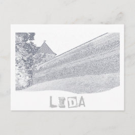 Cartão Postal Arquitetura do Castelo da Cidade da Bielorrússia L