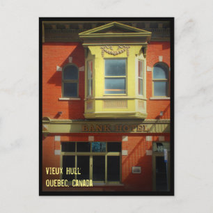 Cartão Postal Arquitetura do Hotel Bank no Centro de Vieux Hull
