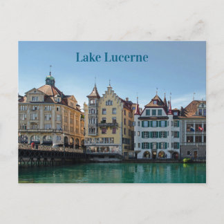 Cartão Postal Arquitetura do Lago Lucerne