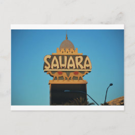 Cartão Postal Arquitetura do Marco do Cassino Las Vegas Sahara