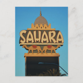Cartão Postal Arquitetura do Marco do Cassino Las Vegas Sahara