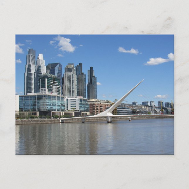 Cartão Postal arquitetura moderna de buenos aires (Frente)