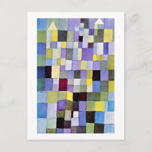 Cartão Postal Arquitetura, Paul Klee