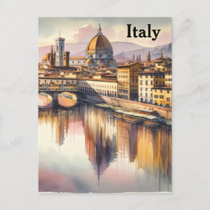 Cartão Postal Arquitetura Turismo Turismo Roma Itália Vintage