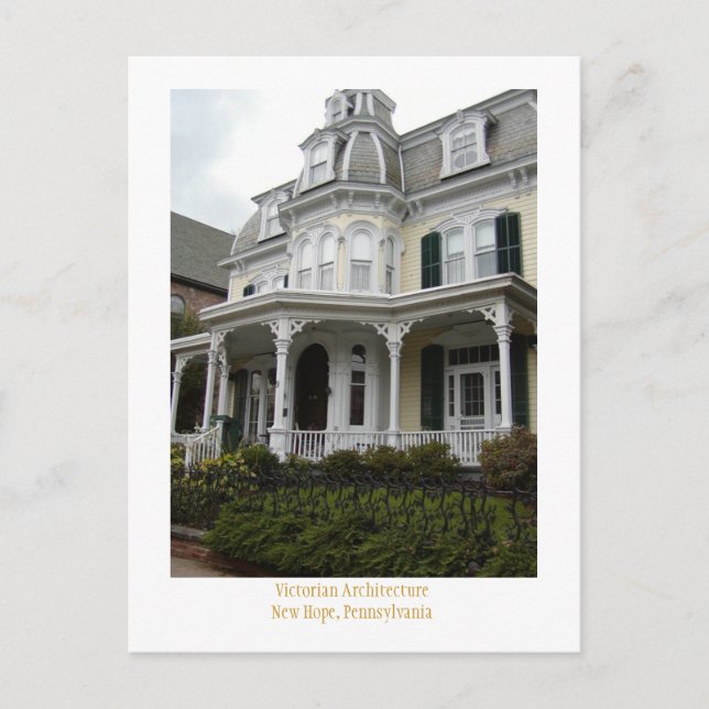 Cartão Postal Arquitetura vitoriana (Frente)