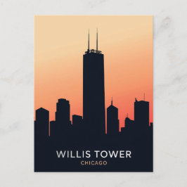 Cartão Postal Arranha-céu de Chicago