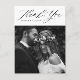 Cartão Postal Arranjo Elegante Negro - Casamento Vertical - Obri