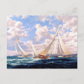 Cartão Postal Arredondando a boia