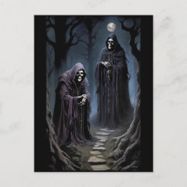 Cartão Postal Arrefecimento na Lua Pálida