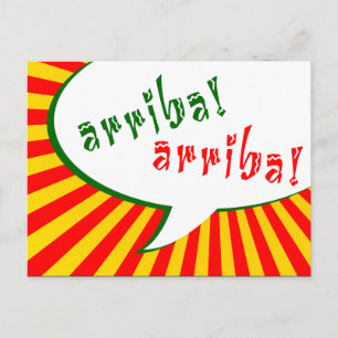 Cartão Postal arriba! arriba! : bolha de fala cômica