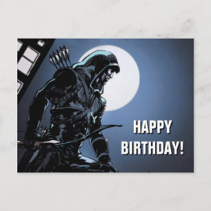 Cartão Postal Arrow Green Arrow In Moonlight