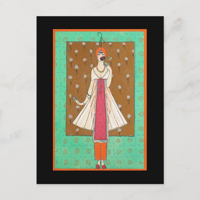 Cartão postal Art Deco 10 (Frente)