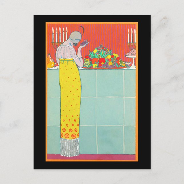 Cartão postal Art Deco 8 (Frente)