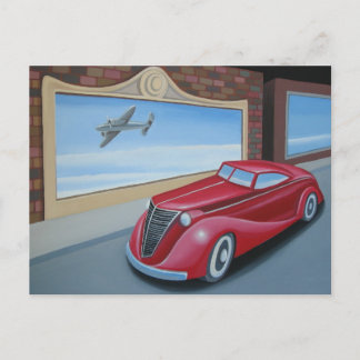 Cartão postal Art Deco Coupe