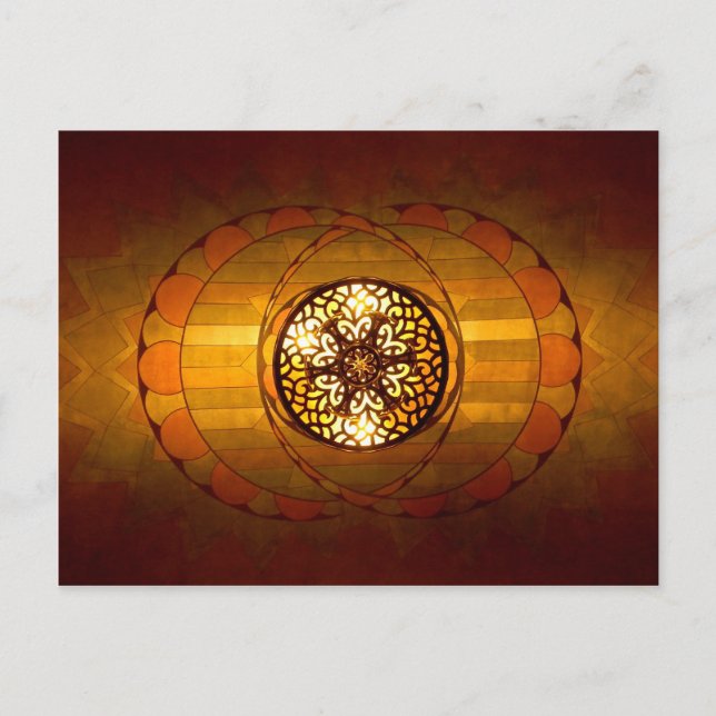 Cartão Postal Art Deco Lighting (Frente)