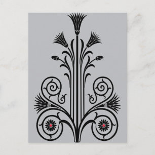 Cartão Postal Art Deco Lotus (Egípcio)
