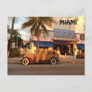 Cartão Postal Art Deco Miami