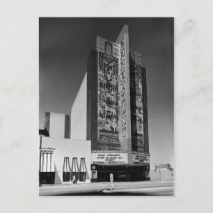 Cartão Postal Art Deco Paramount Theater, Oakland, CA