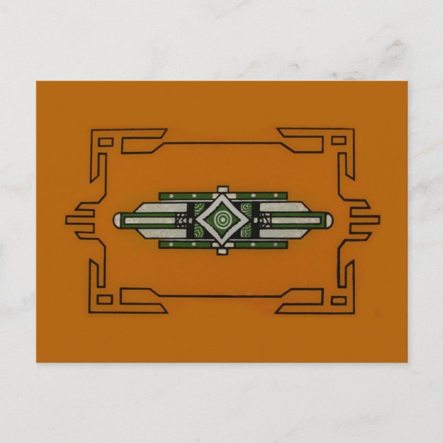 Cartão Postal Art Deco ~ postal (Frente)