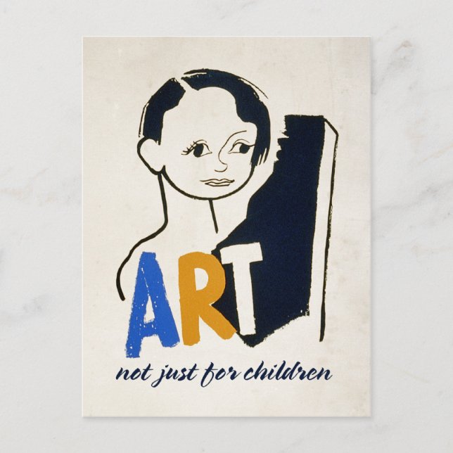 Cartão Postal ART... não apenas para crianças [cartão postal] (Frente)