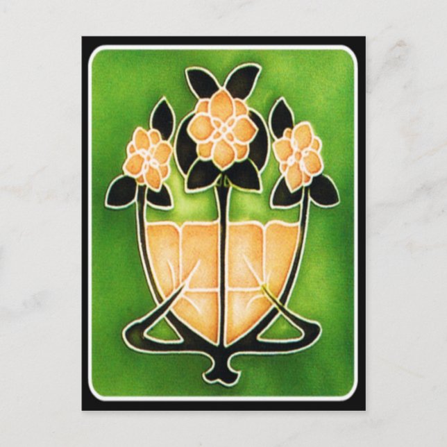 Cartão postal Art Nouveau (Frente)