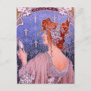 Cartão Postal Art Nouveau Advertisement