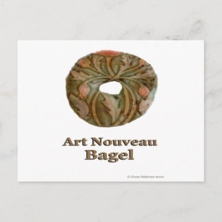 Cartão Postal Art Nouveau Bagel