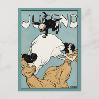 Cartão Postal Art Nouveau: Jugend Art