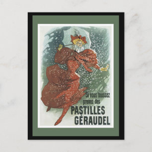 Cartão Postal Art Nouveau Lady