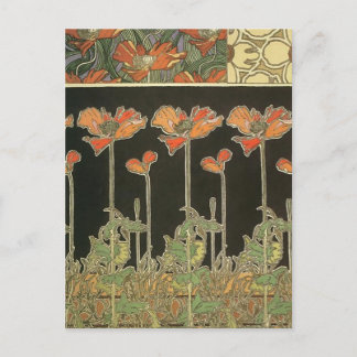 Cartão postal Art Nouveau lindo