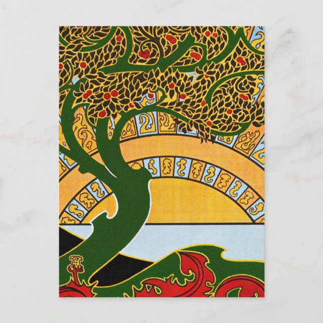 Cartão Postal Art Nouveau Postcard: La Libre Esthétique (Frente)