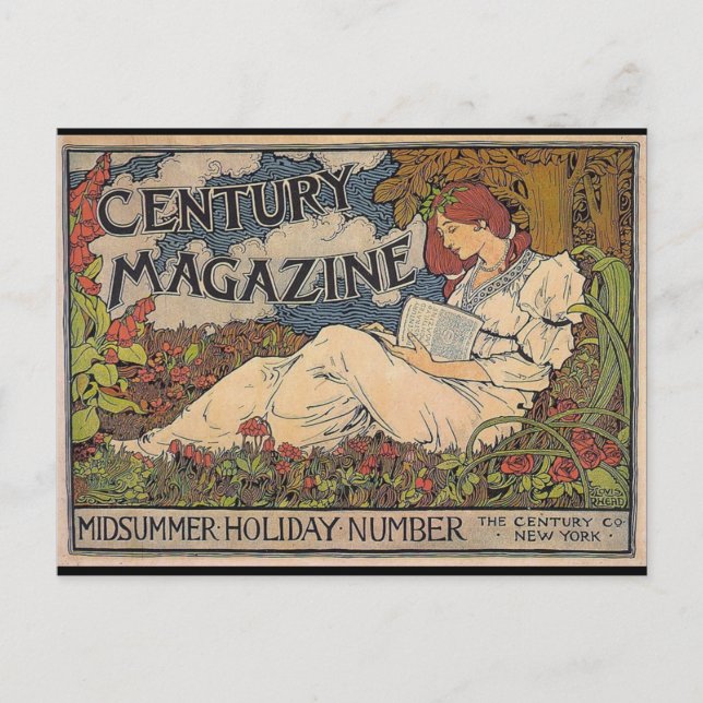 Cartão Postal Art Nouveau - Revista do Século (Frente)
