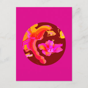 Cartão Postal Art Play Hybiscus 1 O MUSEUM Zazzle Gifs