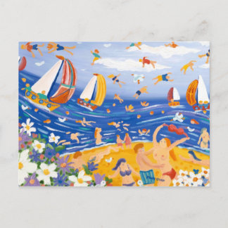 Cartão Postal Art Postcard: Beachy Treats, Saucy Seaside.