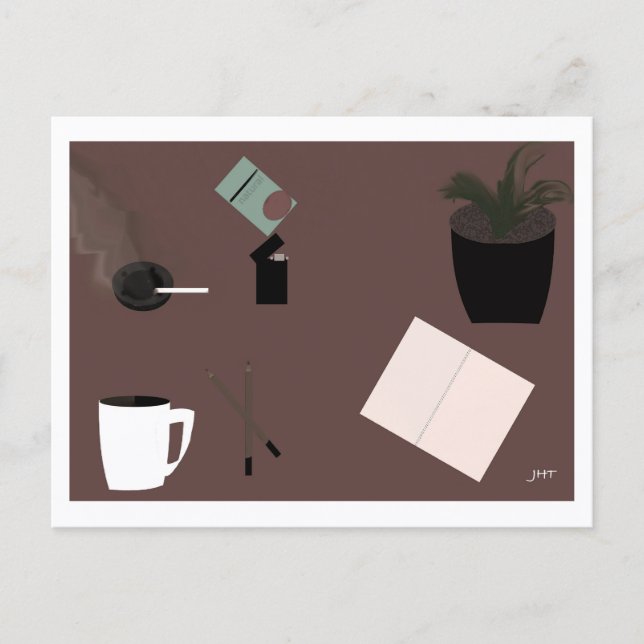 Cartão Postal Art Supplies :  Postcard Print by J.H. Thornton (Frente)