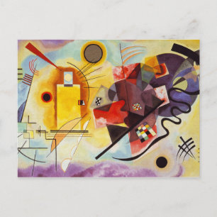Cartão Postal Arte Abstrata Expressionista de Kandinsky